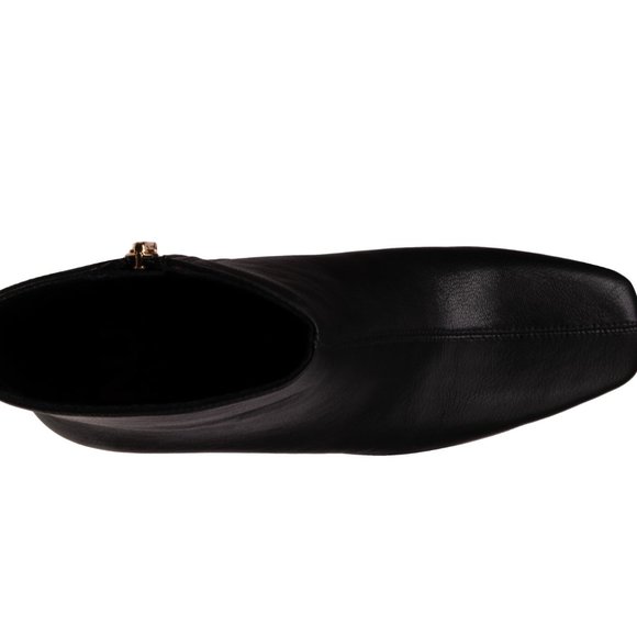 Stylish Vintage Womens Black Leather Wedge Ankle Boots - Picture 6 of 7